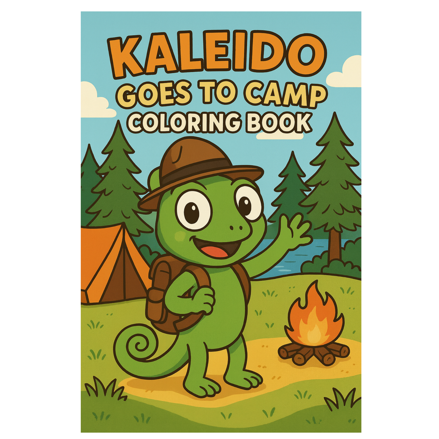 Kaleido Goes To Camp Coloring Book (Digital Download)