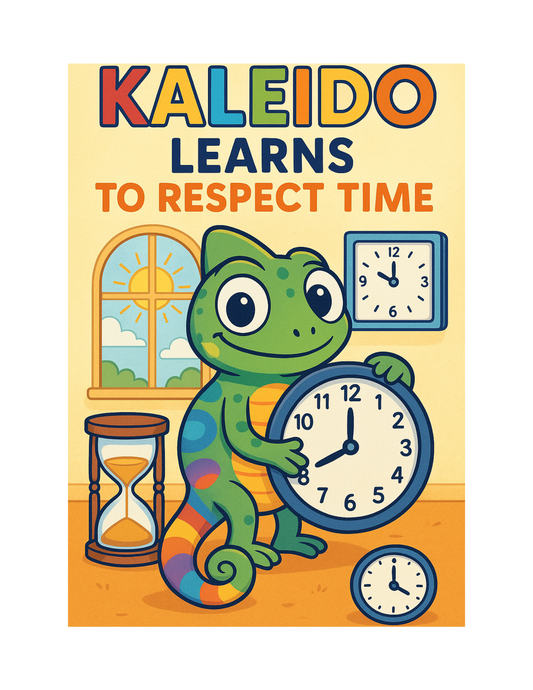 Kaleido Learns To Respect Time Coloring Book (Digital Download)