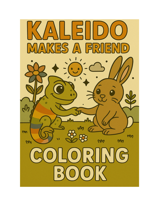 Kaleido Makes A Friend Coloring Book (Digital Download)