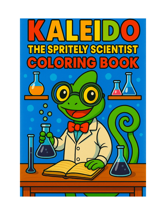 Kaleido The Spritely Scientist Coloring Book (Digital Download)