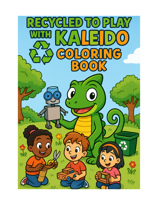 Recycled to Play with Kaleido Coloring Book (Digital Download)
