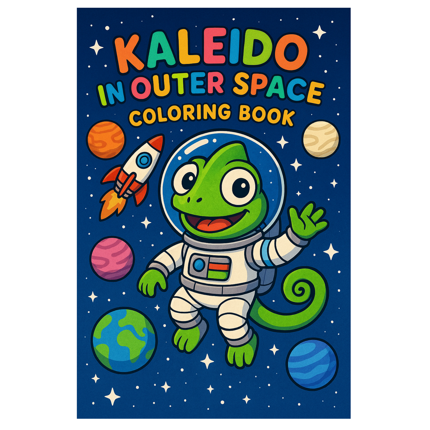 Kaleido In Outer Space Coloring Book (Digital Download)